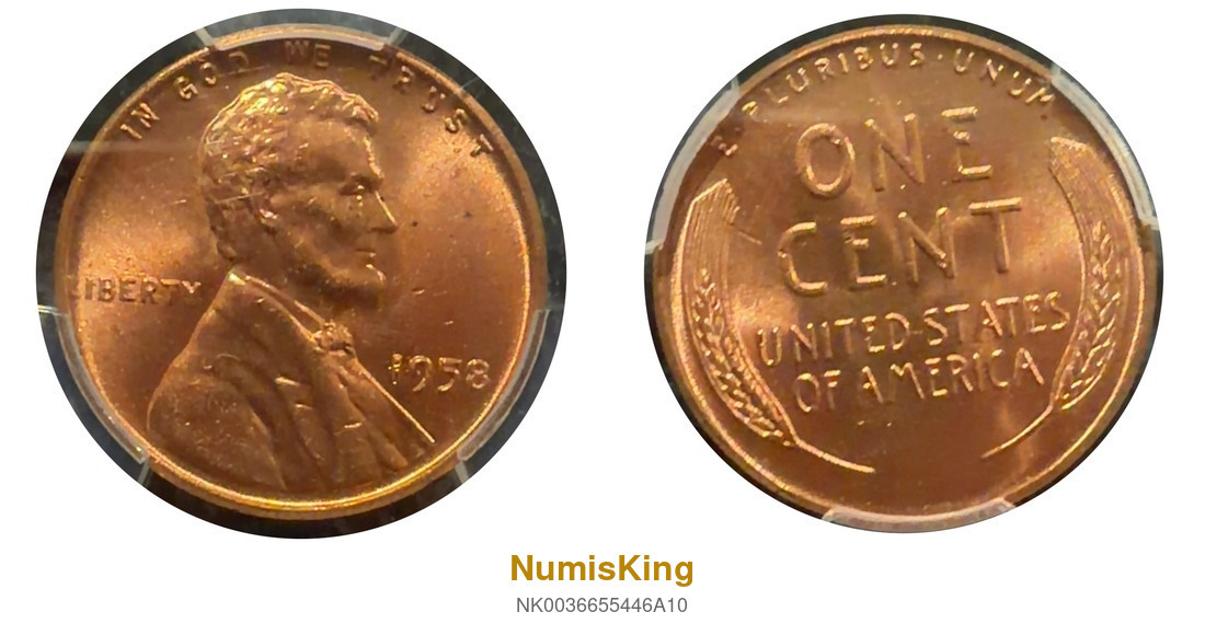 1958 P Doubled Die Obverse Cent